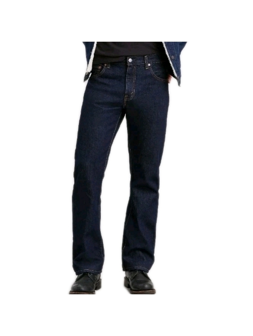 LEVI'S 517 Jeans Mens Bootcut Fit Dark Denim Size 40 X 30 Minimalist Work Preppy - Picture 8 of 8